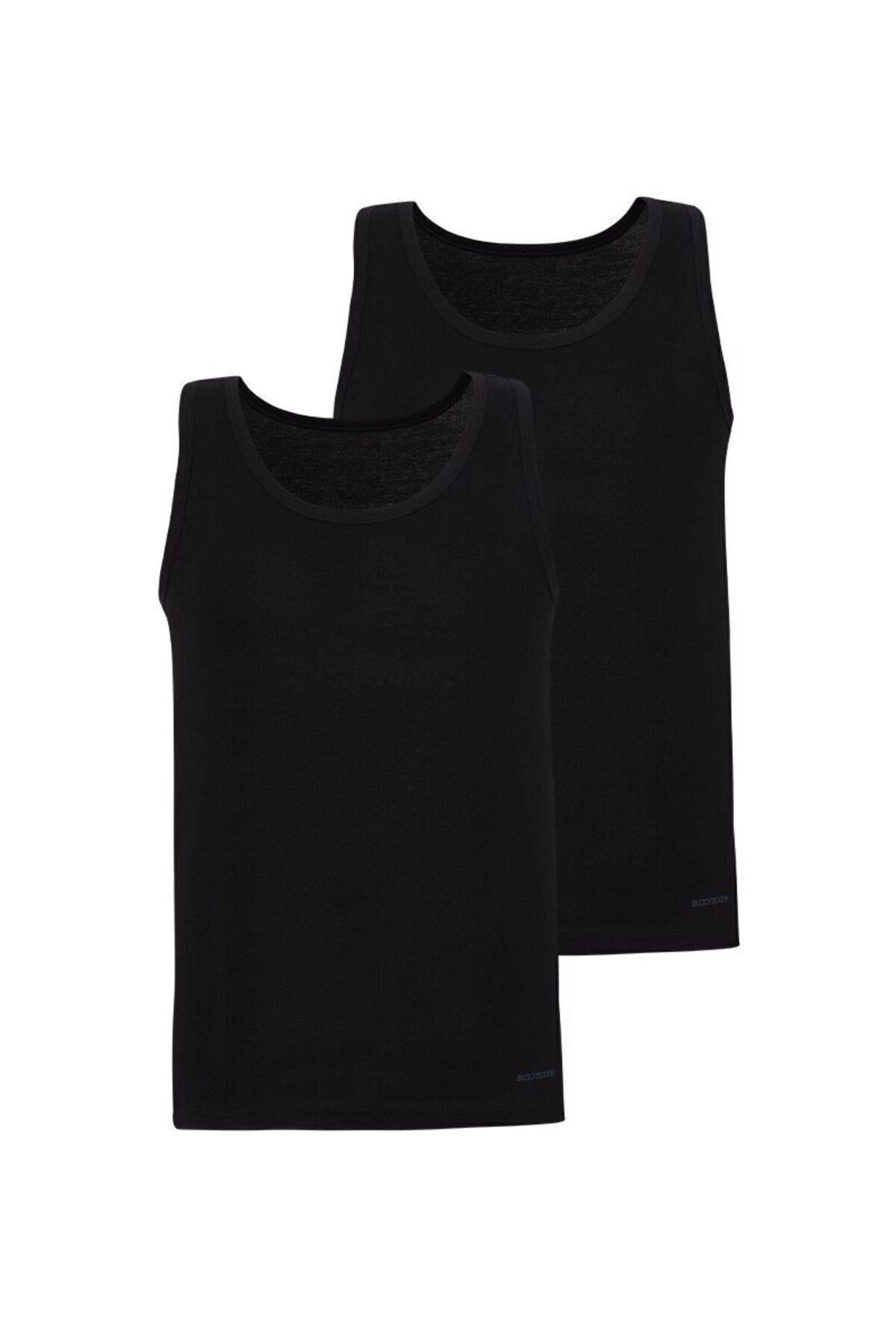 Blackspade Erkek Pamuklu 2'li Atlet SİYAH ÇAMAŞIR BLACKSPADE