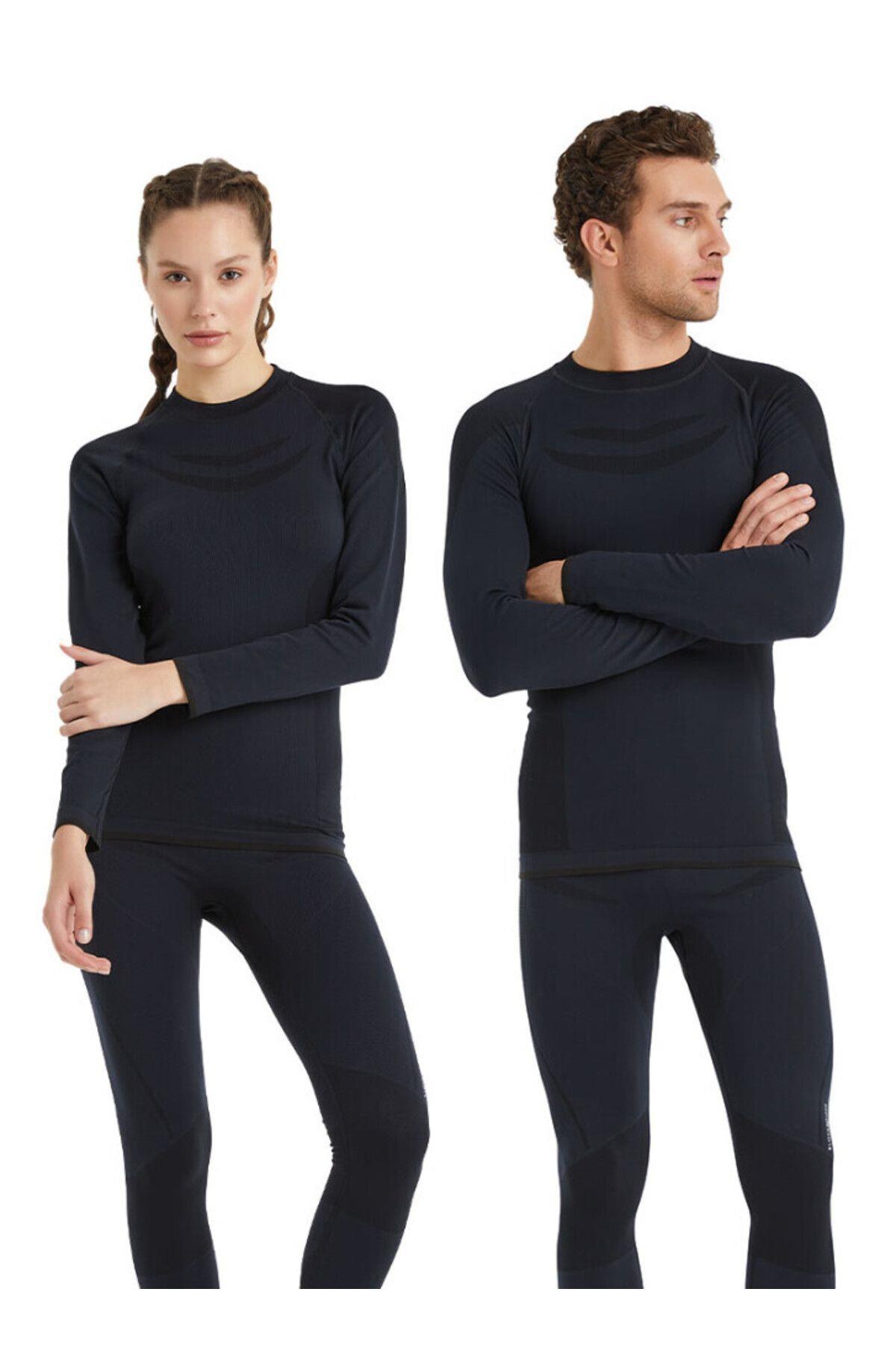 Blackspade Unısex 2.Seviye Uzunkol Termal Tişort SİYAH TERMAL BLACKSPADE