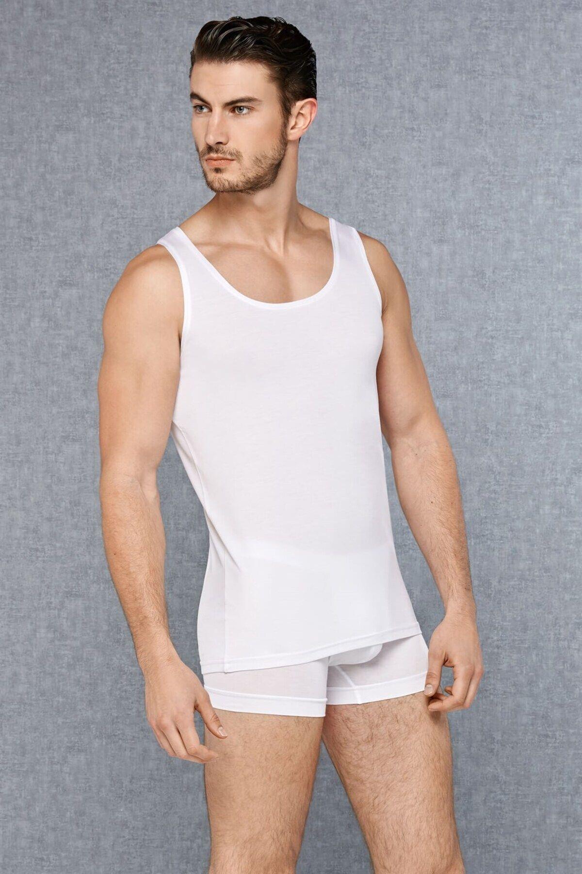 Doreanse Erkek Micro Modal Atlet BEYAZ ÇAMAŞIR DOREANSE