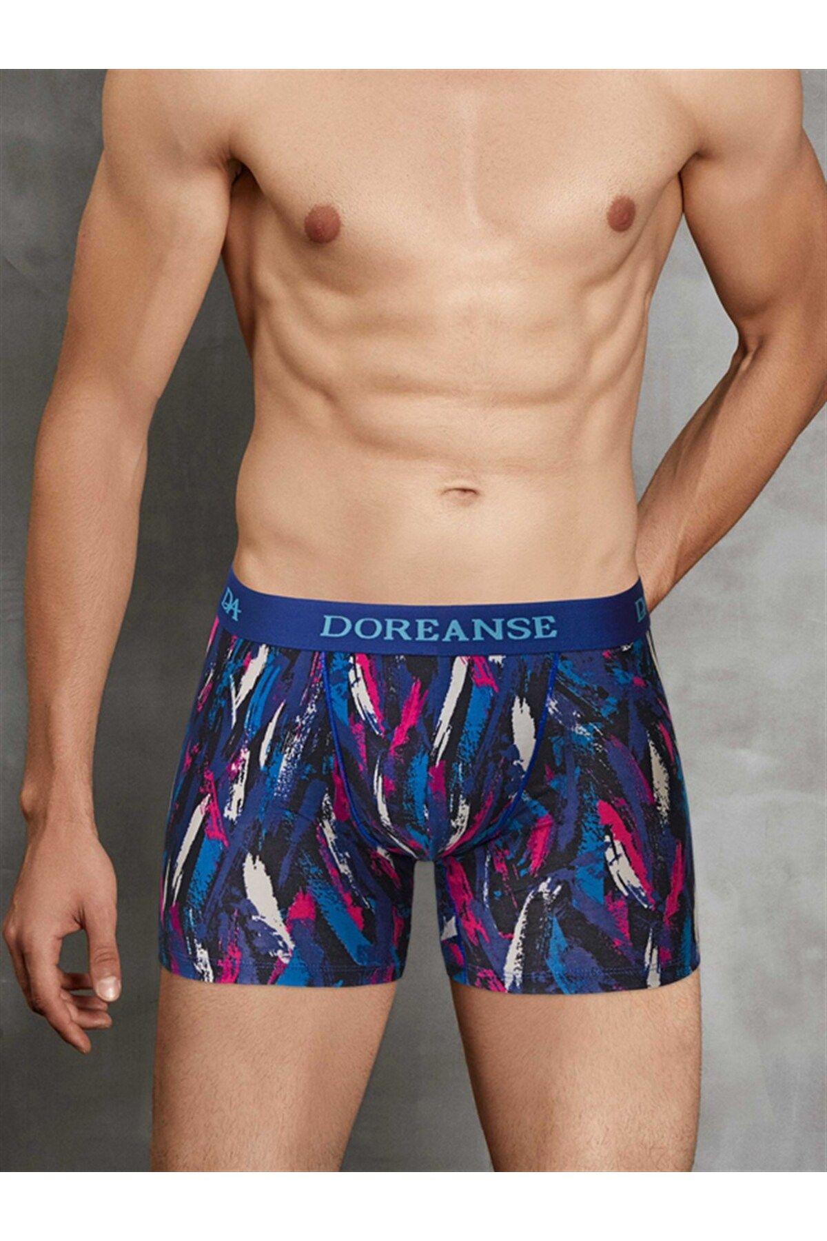Doreanse Erkek Neon Desenli  Boxer DESENLİ ÇAMAŞIR DOREANSE