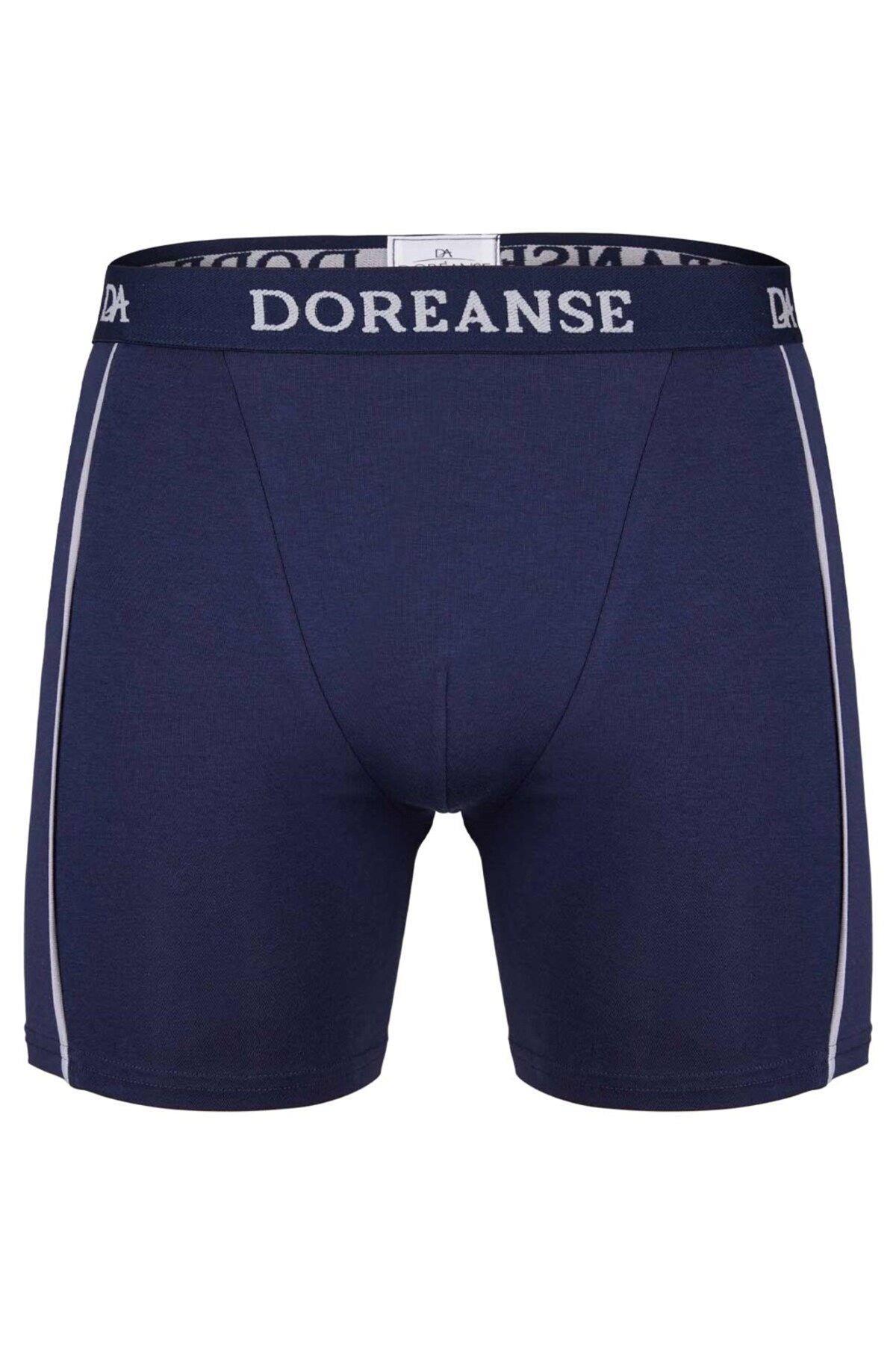 Doreanse Erkek Uzun Modal Boxer LACİVERT ÇAMAŞIR DOREANSE