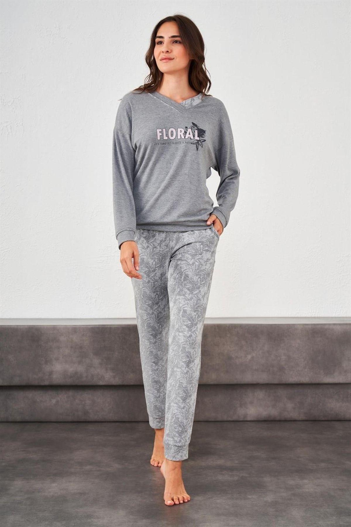 Kly Erkek Ekose Tek Alt Pijama ANTRASİT TEK ALT KLY