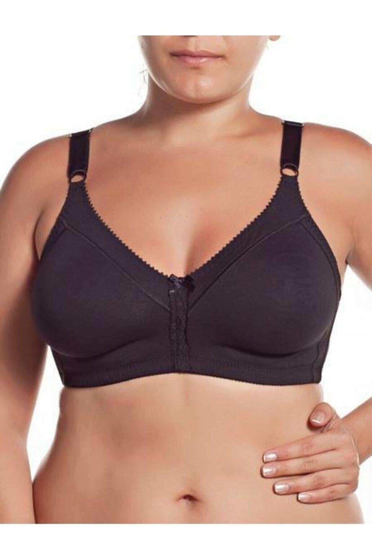 Kom Bayan Carol Pamuklu Balensiz Sütyen SİYAH ÇAMAŞIR KOM