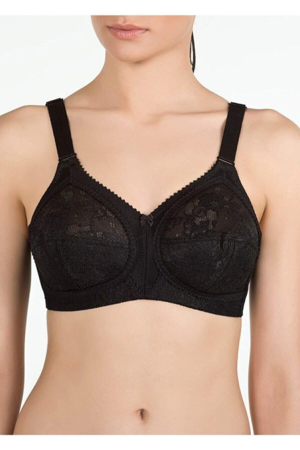 Kom Bayan Romance Balensiz Toparlayıcı Dantel Sütyen SİYAH ÇAMAŞIR KOM