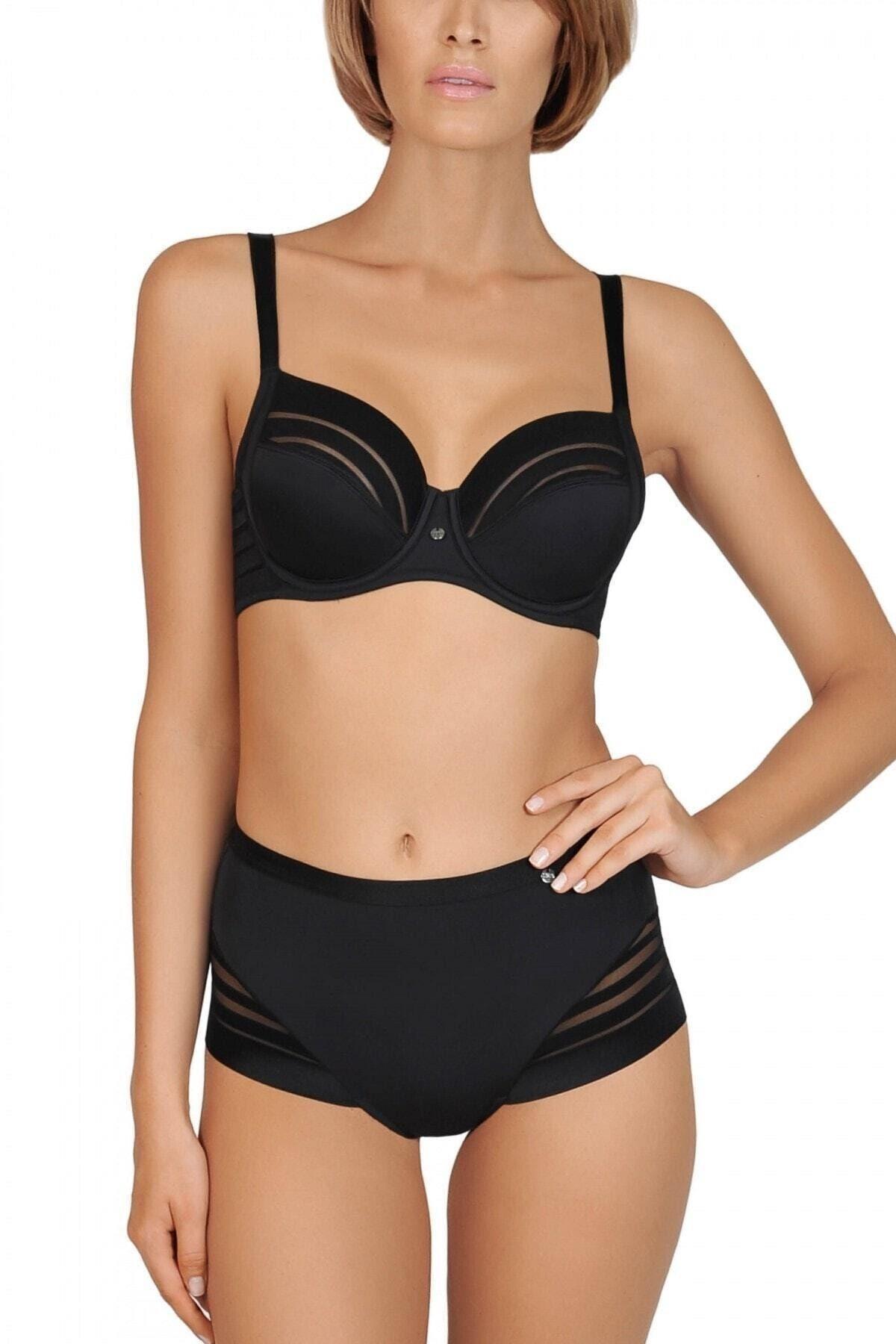 Lısca Bayan Alegra Balenli Toparlayıcı Sütyen SİYAH ÇAMAŞIR LISCA