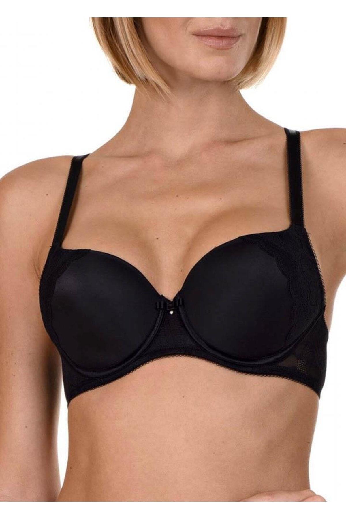 Lısca Bayan Evelyn Balenli Süngerli Toparlayıcı Sütyen SİYAH ÇAMAŞIR LISCA