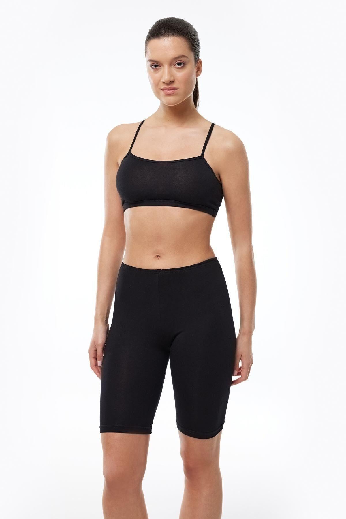 Malabadi Bayan Dizüstü Modal Tayt Siyah Kadın Tayt MALABADİ