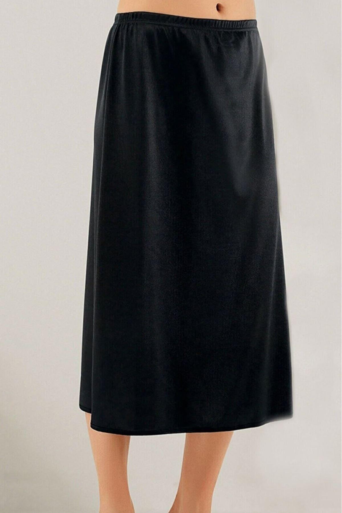 Malabadi Bayan Uzun Modal Jüpon SİYAH ÇAMAŞIR MALABADİ