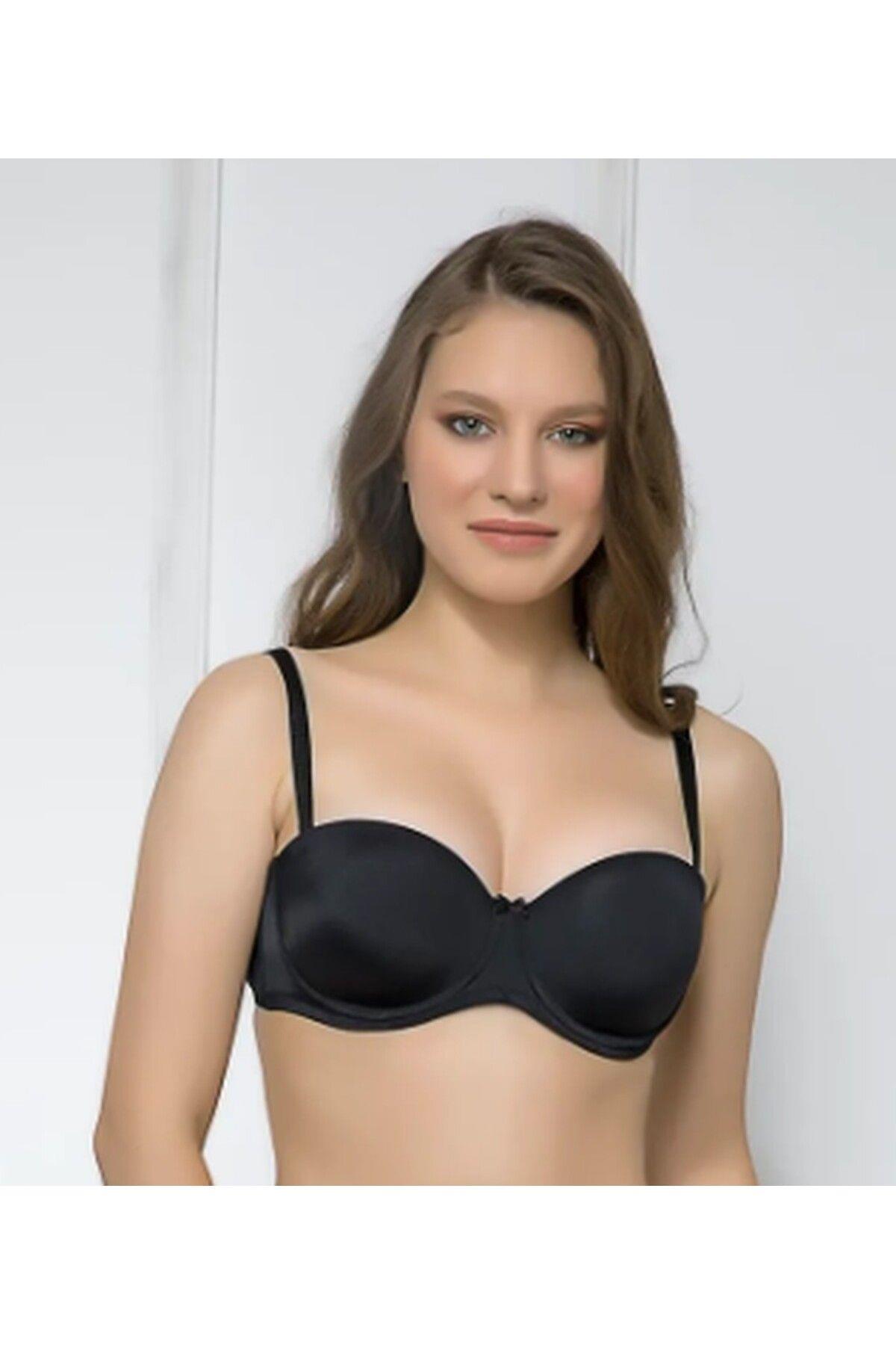 Moonlight Bayan Straplez Destekli Sütyen SİYAH ÇAMAŞIR MOONLİGHT