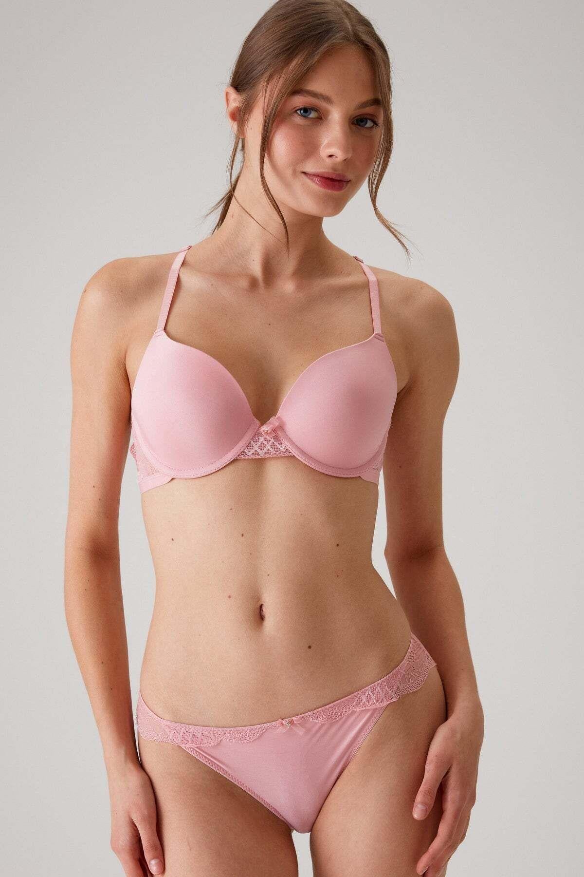 Pierre Cardin Bayan Paris Desteksiz Sütyen Takım ŞEKERPARE ÇAMAŞIR PİERRE CARDİN