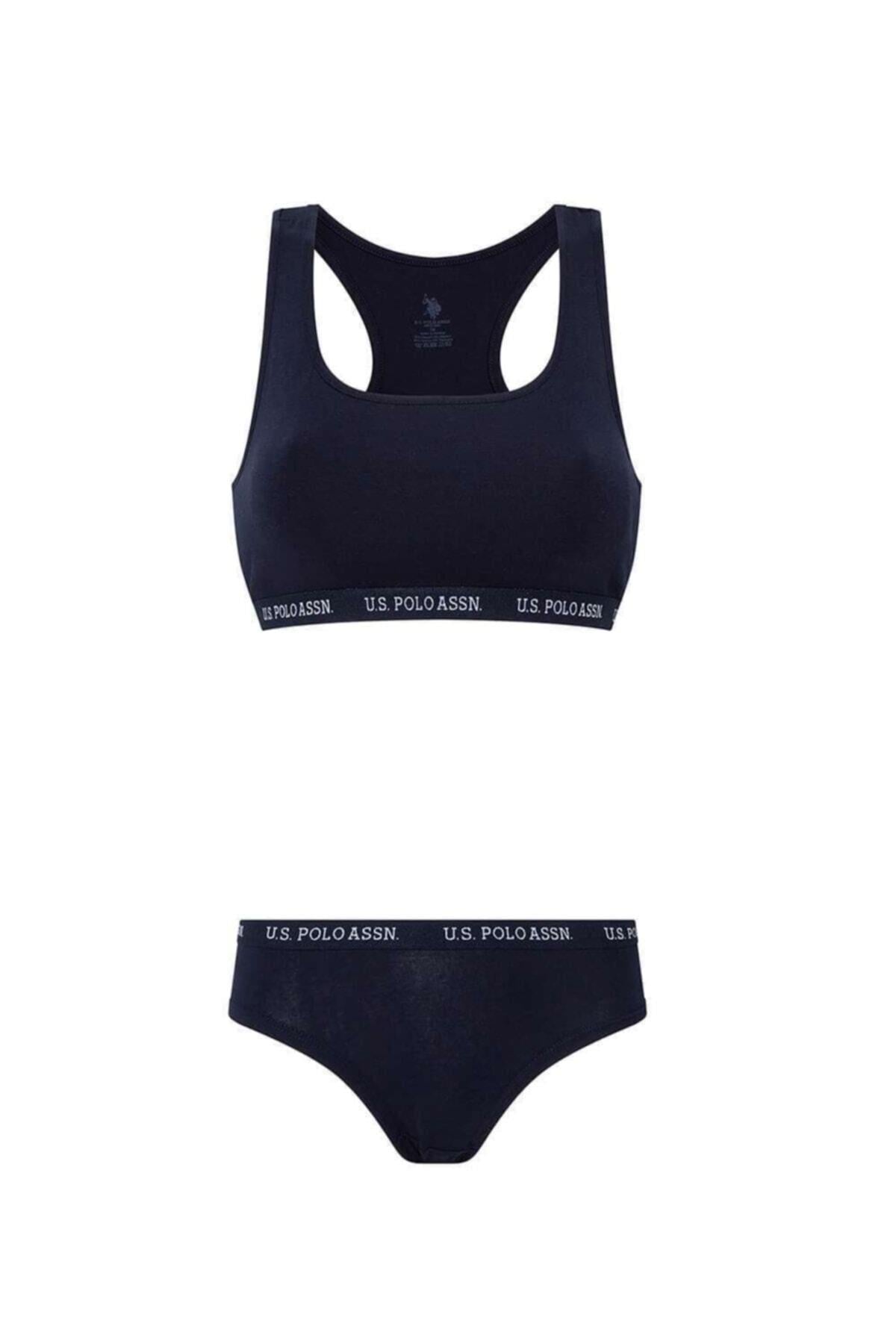 U.S.Polo Bayan Büstiyer Slip Takım LACİVERT ÇAMAŞIR U.S. Polo Assn