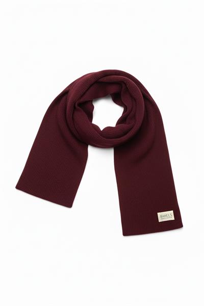 Cherry Triko Örgü Atkı Şal Omuz Şalı