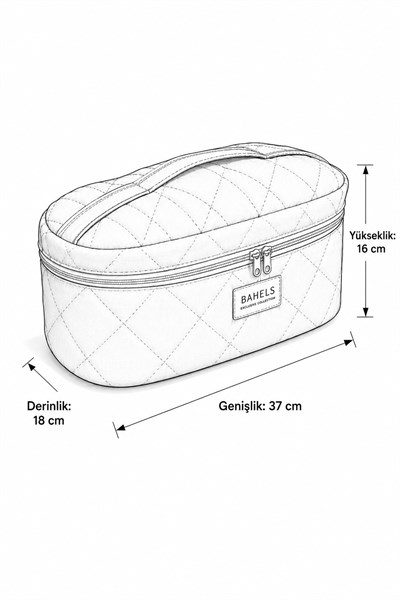 Çıtır Çiçek Airwrap Uyumlu Içi Bölmeli Tüm Saç Şekillendirici Için Xl Boy Çanta Seyahat Çantası