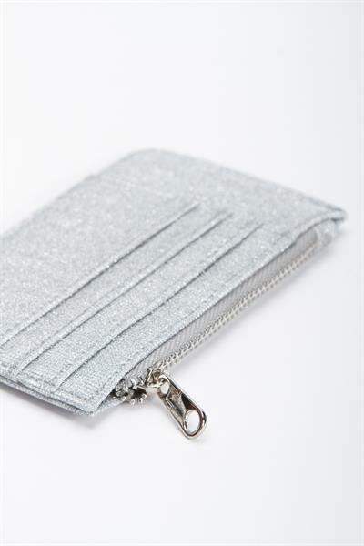 Gümüş Viral Simli Kartlık Cüzdan