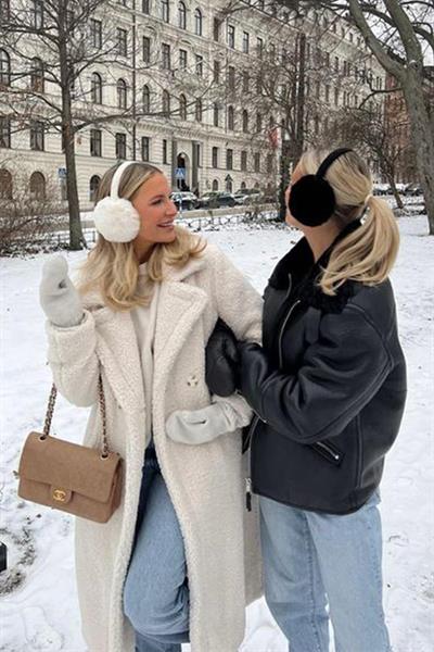 İthal Beyaz Katlanabilinir Peluş Kulaklık