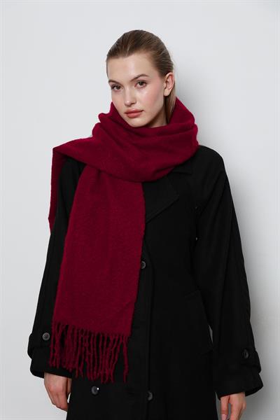 İthal Puffy Cherry Atkı Şal Omuz Şalı