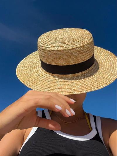 İthal Vip Doğal Hasır Şapka Ayarlanabilinir