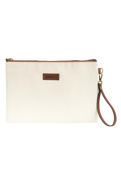 Kadın Kanvas Clutch Portföy Çanta