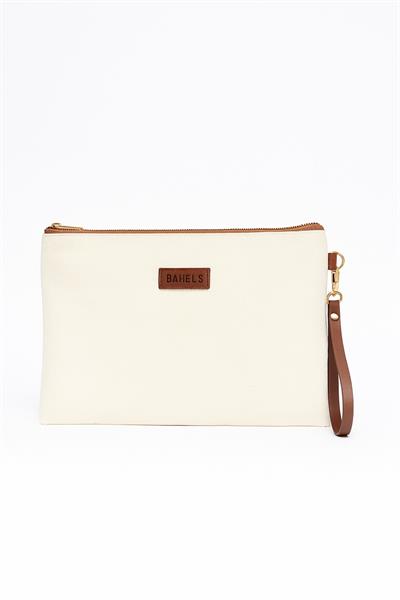 Kadın Kanvas Clutch Portföy Çanta