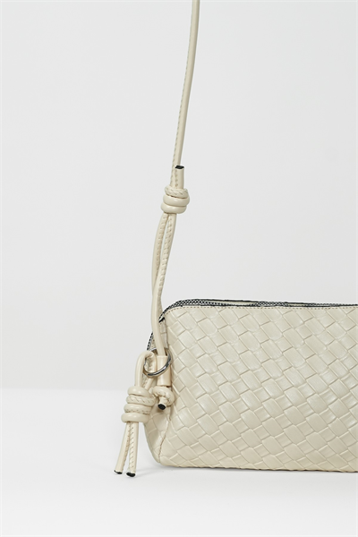 Kadın Krem Candy Mini Omuz Çantası