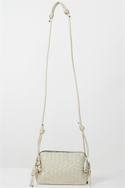 Kadın Krem Candy Mini Omuz Çantası