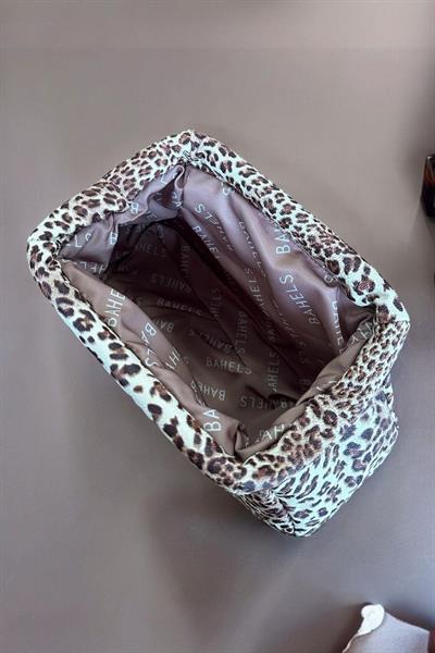 Kadın Leopar Vip Clutch Portföy Çanta