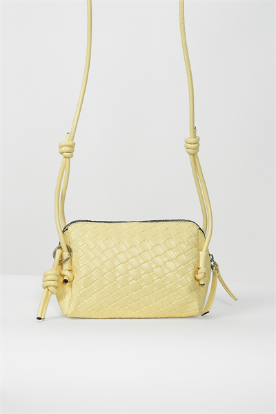 Kadın Sarı Candy Mini Omuz Çantası