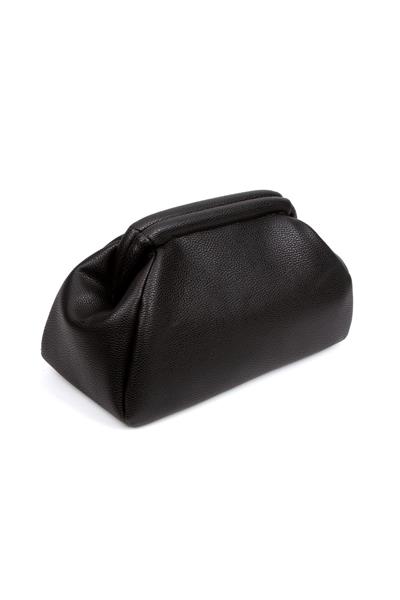 Kadın Trend Siyah Deri Clutch Portföy Çanta