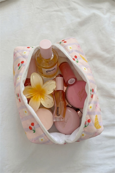 Kruvasan Makyaj Çantası