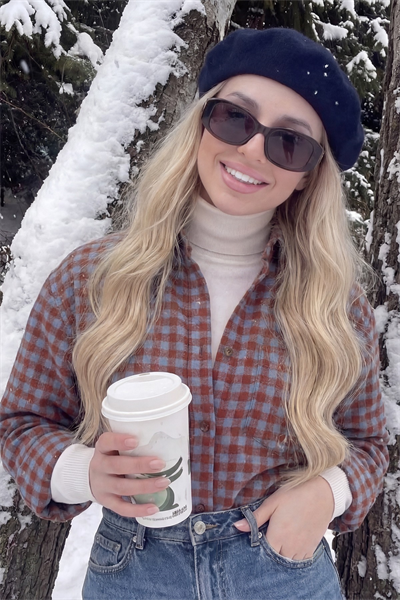 Lacivert Fransız Ressam Keçe Bere