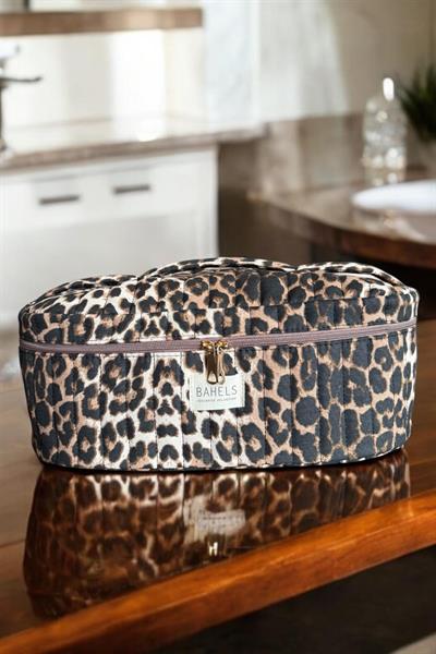 Leopar Airstrait Uyumlu Batarya Bölmeli Tüm Saç Şekillendirici İçin Xl Boy Çanta Seyahat Çantası