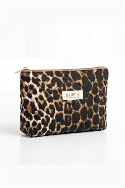 Leopar Makyaj Çantası