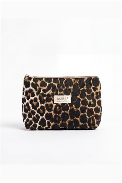 Leopar Makyaj Çantası