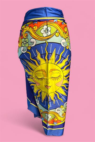 Özel Tasarım Güneş Desen İç Göstermeyen Pareo  95*145 Cm