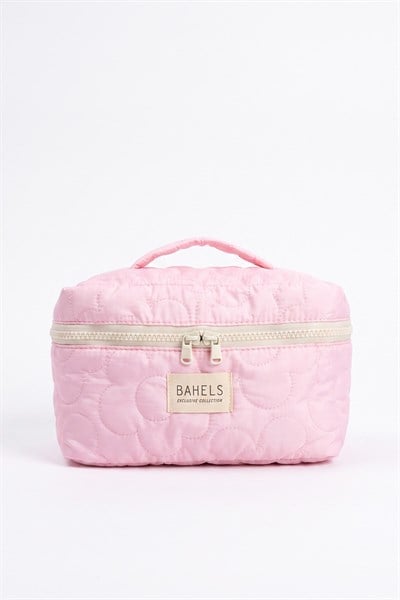 Pembe Daisy Seyahat Makyaj Çantası