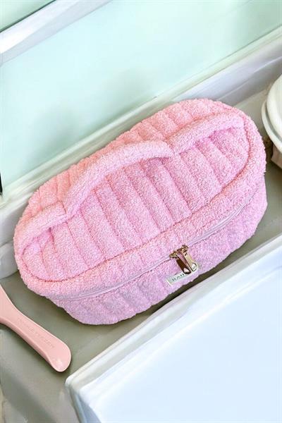 Pembe Havlu Airwrap Uyumlu Tüm Saç Şekillendirici Için Xl Boy Çanta Seyahat Çantası