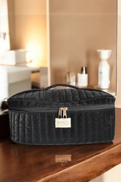 Siyah Airstrait Uyumlu Batarya Bölmeli Tüm Saç Şekillendirici İçin Xl Boy Çanta Seyahat Çantası