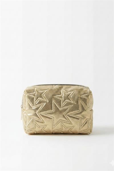 Stargirl Gold Yıldız Makyaj Çantası