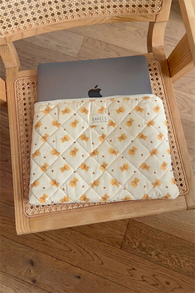 Teddy Ayıcık  XL Macbook ve Tablet Uyumlu Portföy Çanta