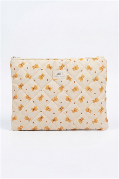 Teddy Ayıcık  XL Macbook ve Tablet Uyumlu Portföy Çanta