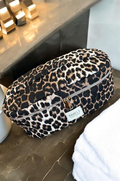 Viral Leopar Airwrap Uyumlu Tüm Saç Şekillendirici Için Xl Boy Çanta Seyahat Çantası