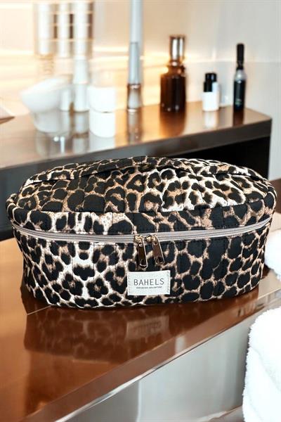 Viral Leopar Airwrap Uyumlu Tüm Saç Şekillendirici Için Xl Boy Çanta Seyahat Çantası