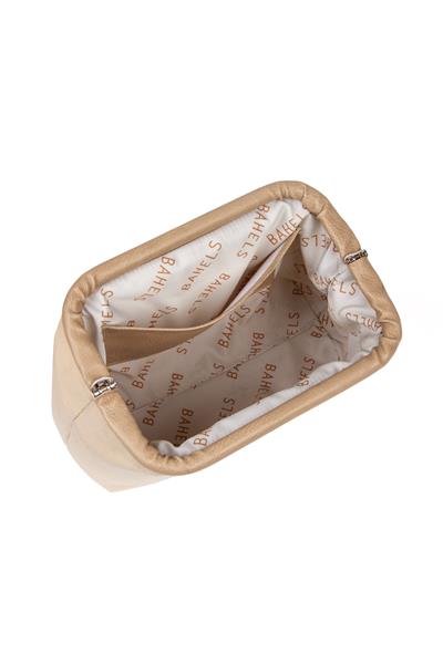 Kadın Vizon Detaylı Kanvas Portföy & Clutch Çanta