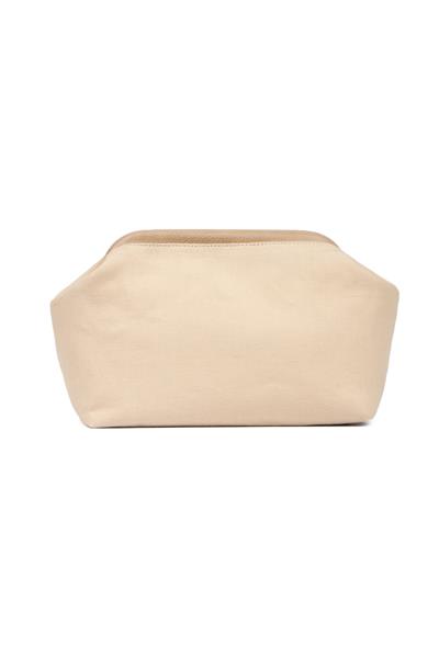 Kadın Vizon Detaylı Kanvas Portföy & Clutch Çanta