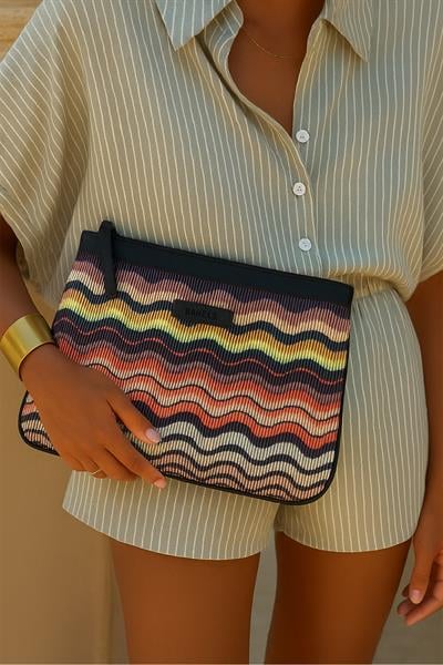 Vip Renkli Özel Tasarım Kadın Portföy & Clutch Çanta
