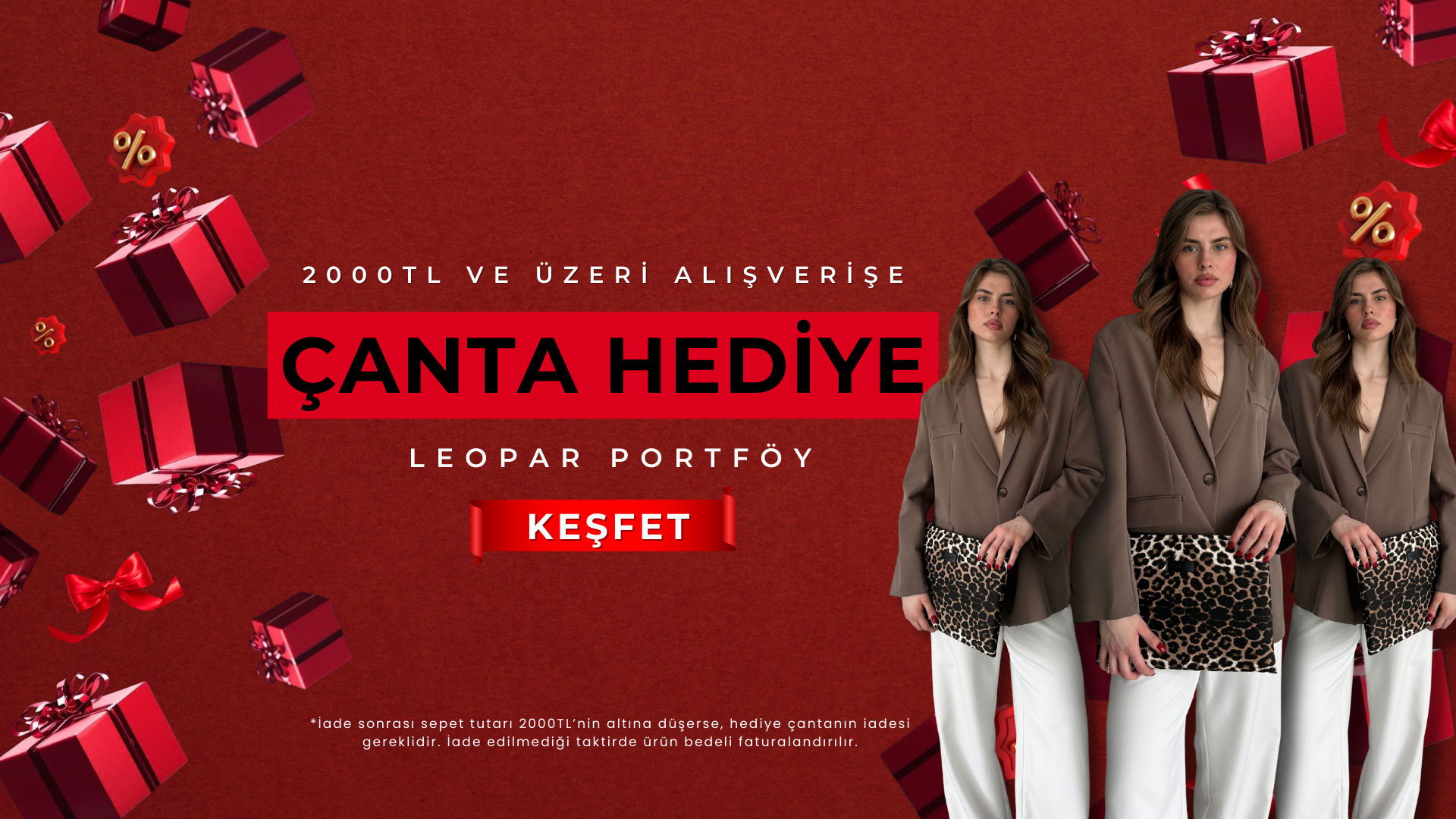 2000 TL ÜZERİ HEDİYE ÇANTA