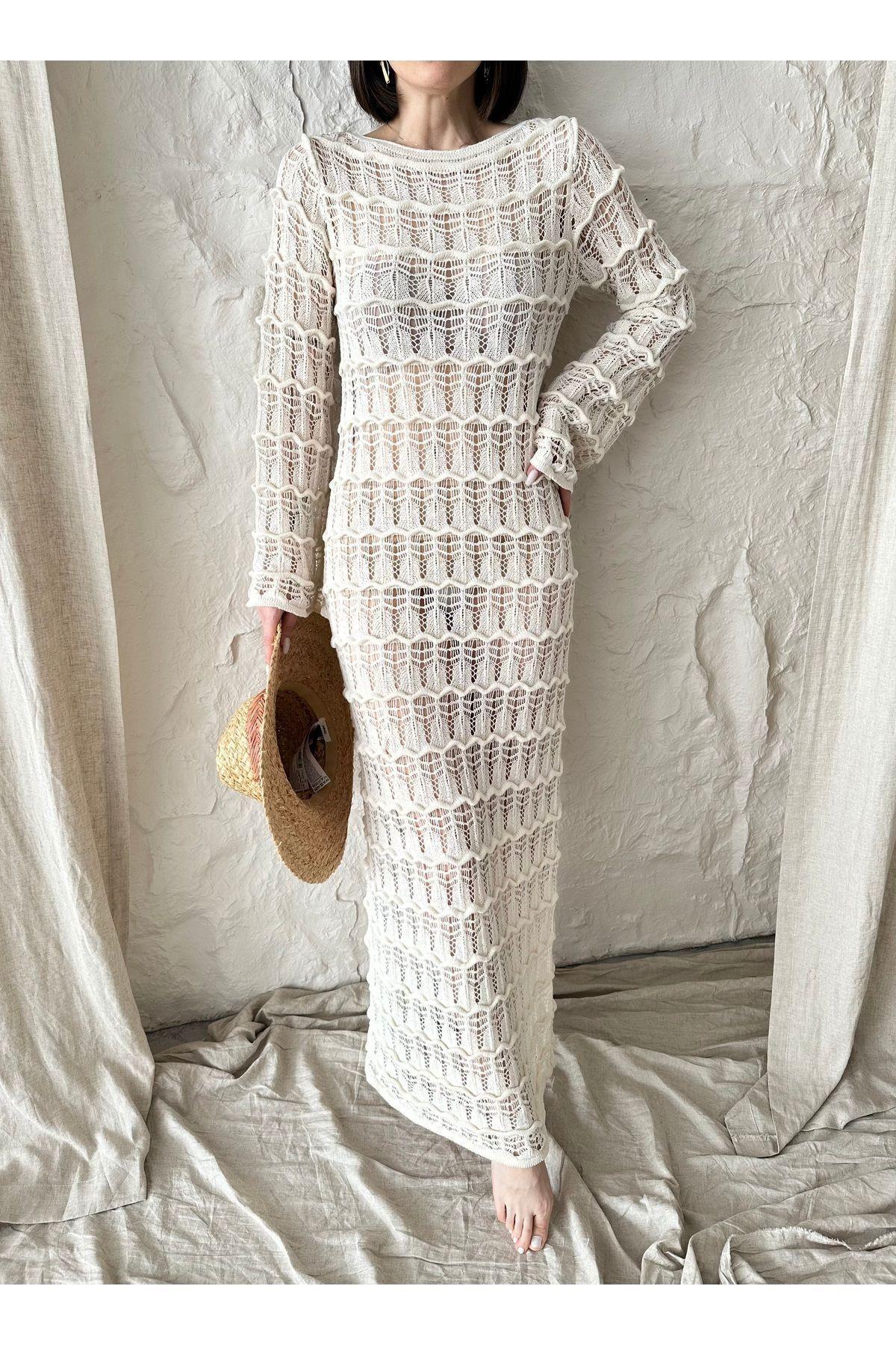 self portrait gold crystal trim knit midi dress Gold Crystal Trim Knit Midi Dress – self-portrait-EU