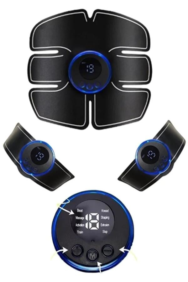 3lü Vücut Geliştirme ve Masaj Alet Seti