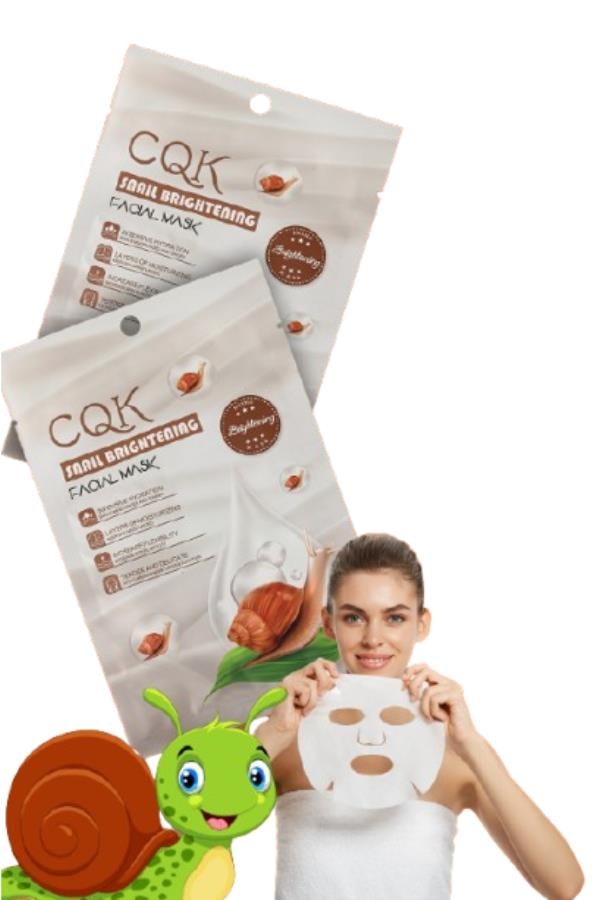 Kağıt Yüz Maskesi Salyangoz Özlü