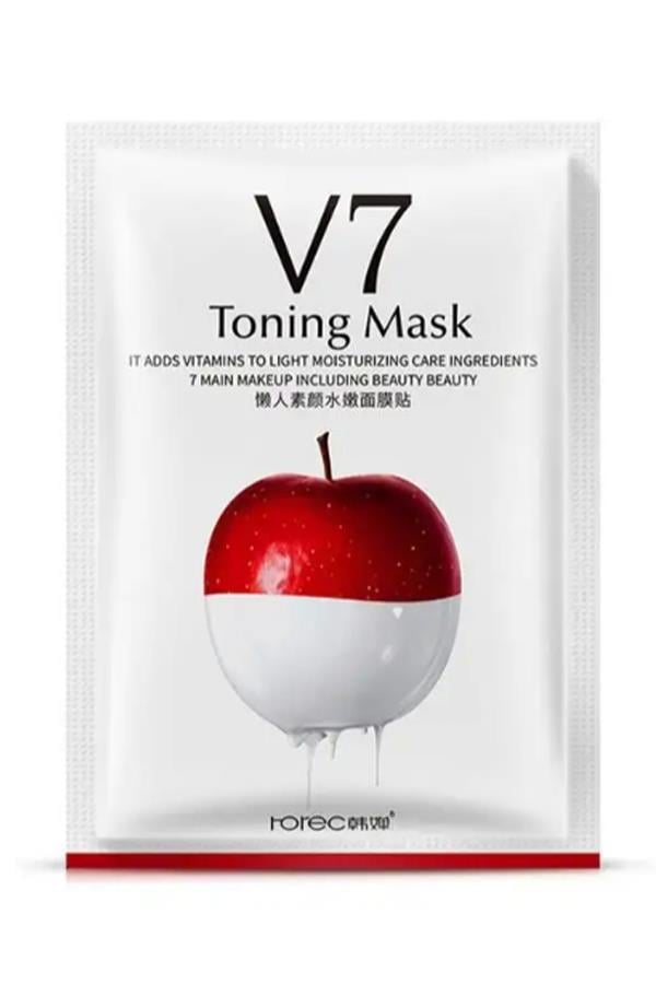 Kağıt Yüz Maskesi V7 Gece Bakım Maskesi